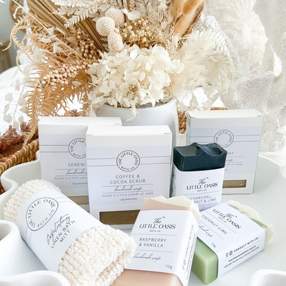 mini cold process handmade soap bars