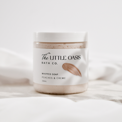 Peaches & Creme Whipped Soap
