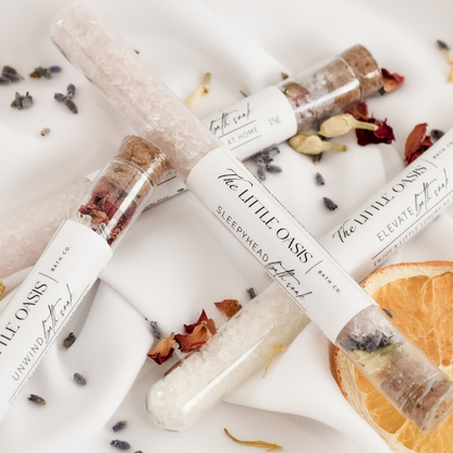 Magnesium Bath Soak Test Tubes