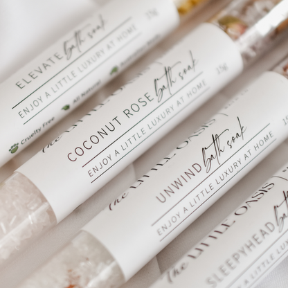 Magnesium Bath Soak Test Tubes