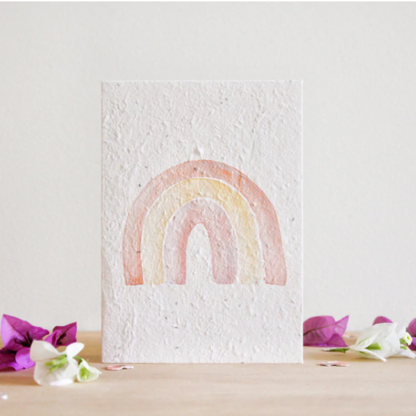 PLANTABLE CARD | Rainbow Blooming