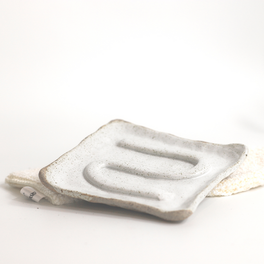 Ceramic Soap Dish - Square