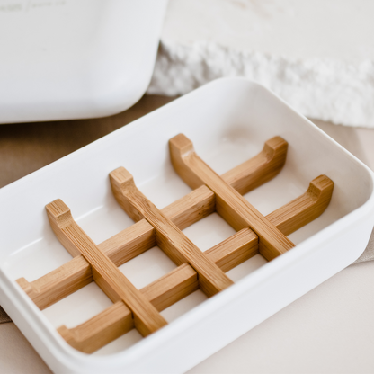 Cornstarch & Bamboo Zero Waste Soap Dish