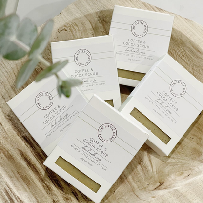 Coffee & Cocoa Scrub Natural Handmade Soap