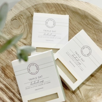 Triple Oat Natural Handmade Soap