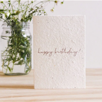 PLANTABLE CARD | Happy Birthday